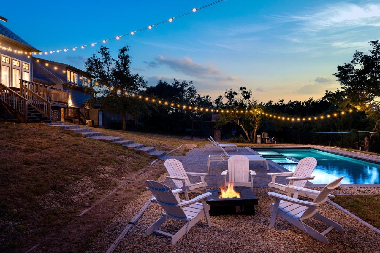 Luxe Retreat Sleeps 23 With Pool Villa Dripping Springs Exterior foto